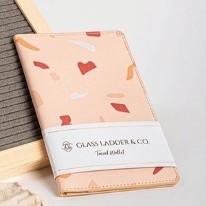 NEW Glass Ladder & Co. Vegan Leather Travel Wallet